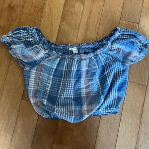 American Eagle Cropped Shirt